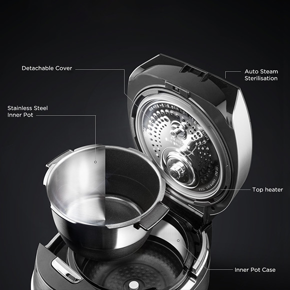 One-touch detachable cover